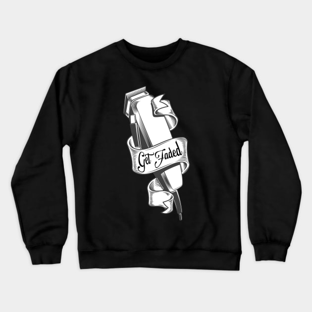 get faded barber, Crewneck Sweatshirt by JayD World